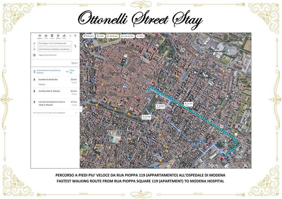 Ottonelli Street Stay- Wifi Fibra Free Tra Storchi & Centro Storico 모데나 외부 사진