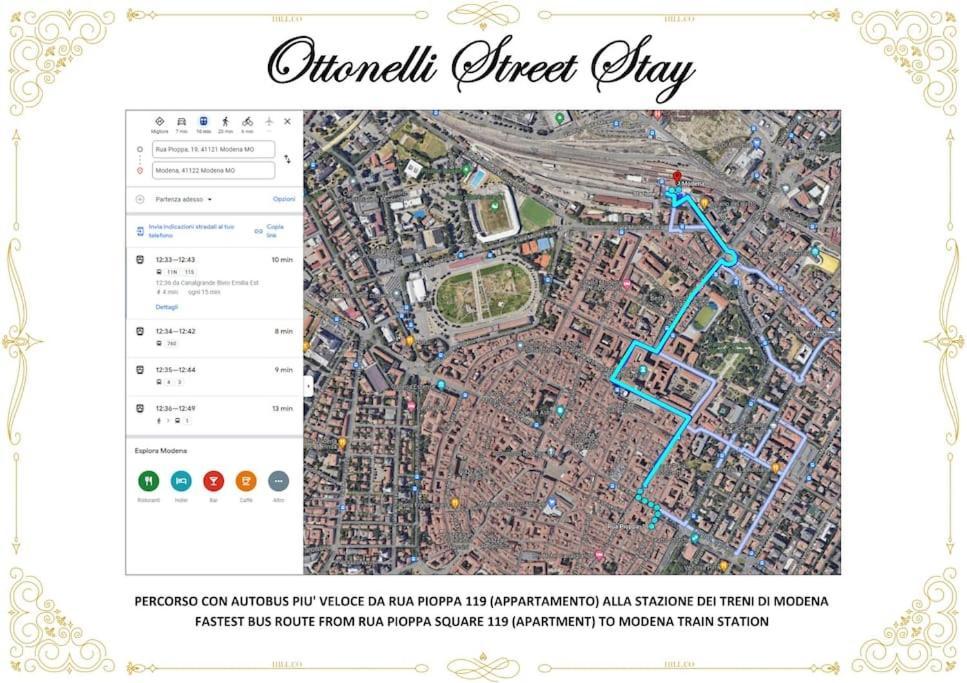 Ottonelli Street Stay- Wifi Fibra Free Tra Storchi & Centro Storico 모데나 외부 사진