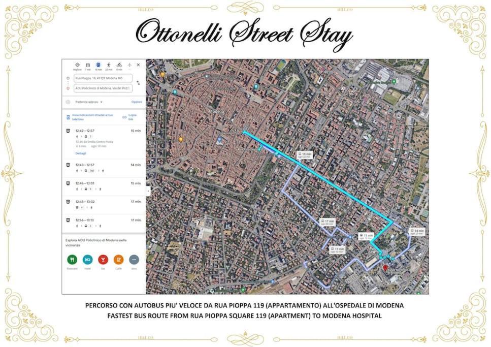 Ottonelli Street Stay- Wifi Fibra Free Tra Storchi & Centro Storico 모데나 외부 사진